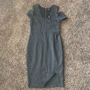 Express cold shoulder dress